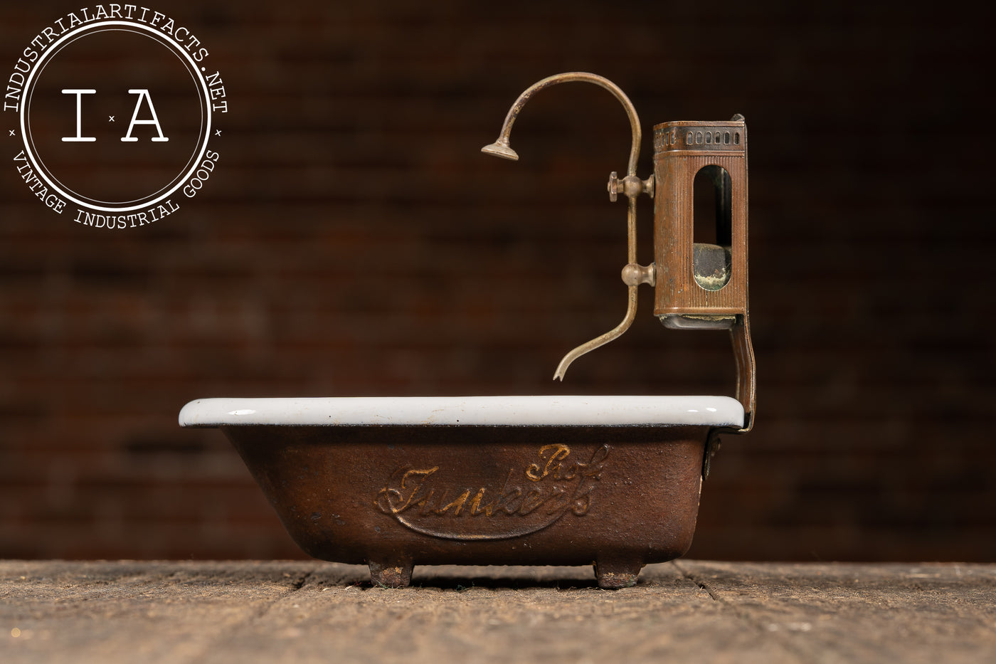 Late 19th Century German Bathub Boiler Salesman Sample by Prof. Junkers