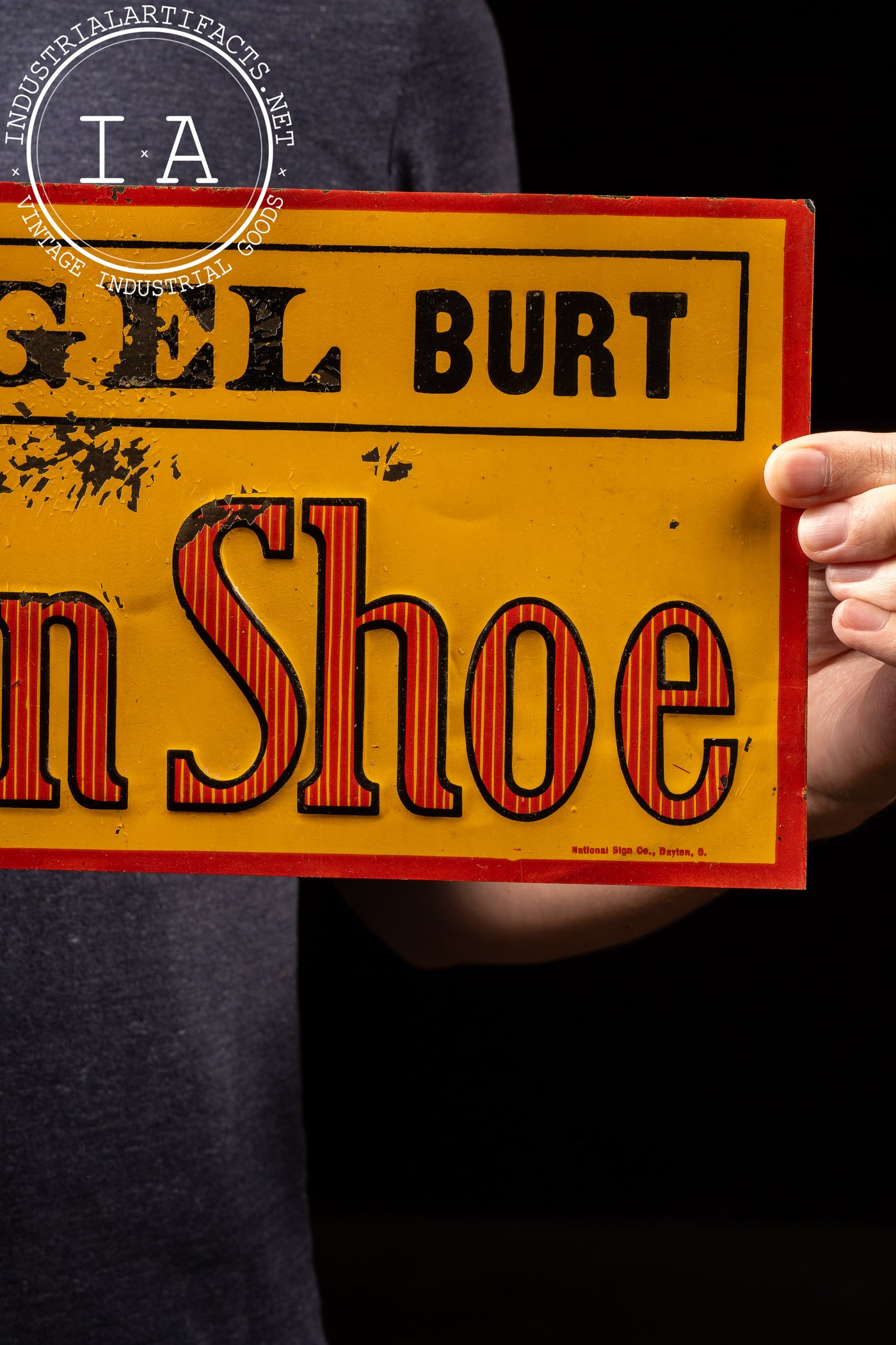 Early 20th Century Gotzian Shoe Storefront Advertising Sign