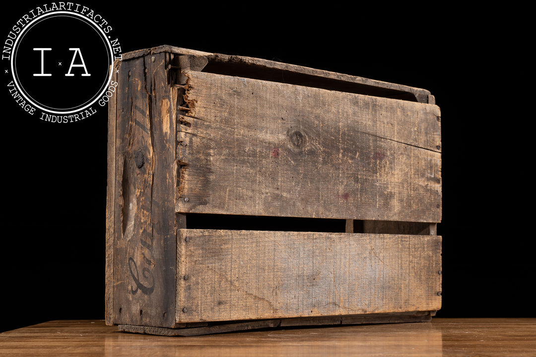 Campbell's Condensed Soups 木製 ヴィンテージ 木箱 Antique Wooden Campbell's Soup Crate – Industrial Artifacts