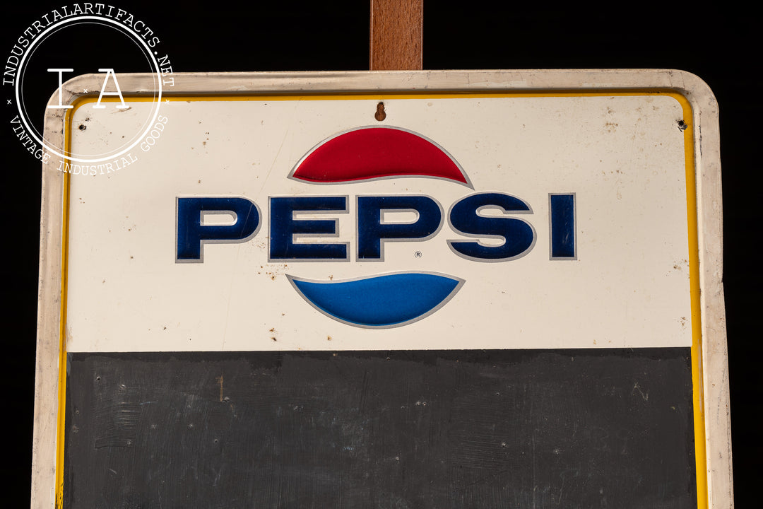 Vintage Pepsi Chalkboard Menu Sign – Industrial Artifacts