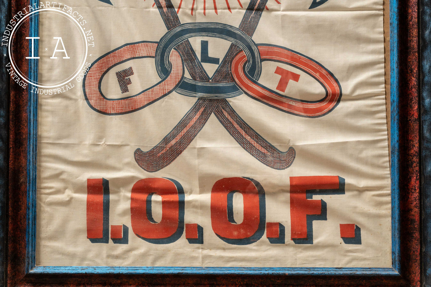 I.O.O.F. Framed Banner