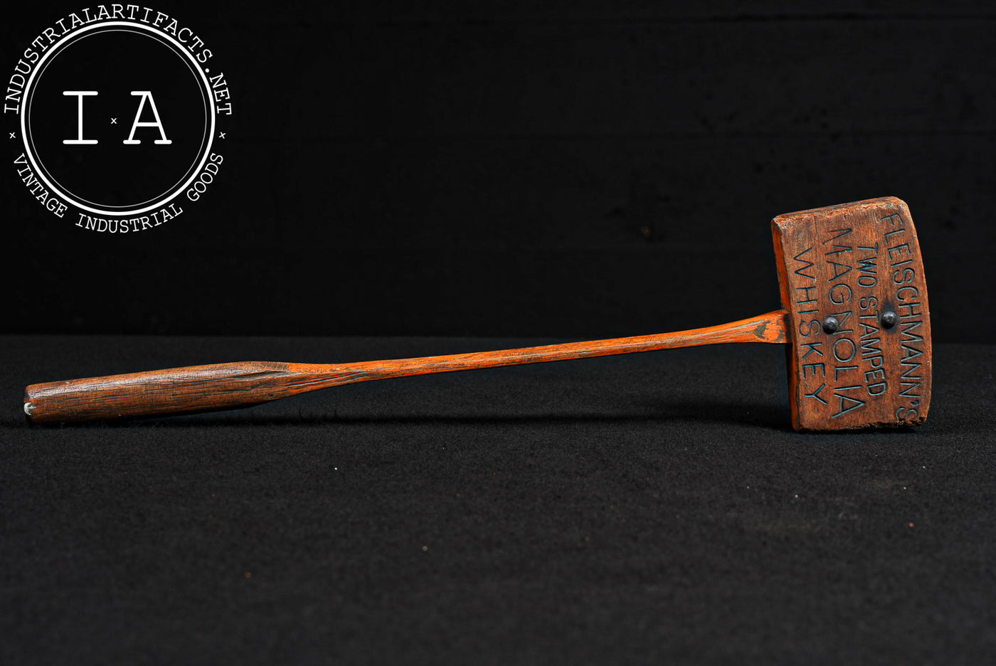 Antique Fleischmann’s Magnolia Whiskey Advertising Bung Hole Hammer