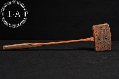 Antique Fleischmann’s Magnolia Whiskey Advertising Bung Hole Hammer