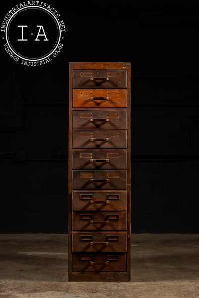 Antique IRS Double Card Catalog