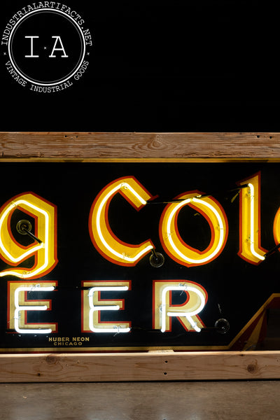 c. 1930s King Cole Beer Neon Sign