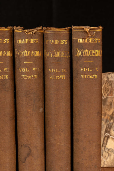 Complete Set of 19th Century Chambers's Encyclopædias