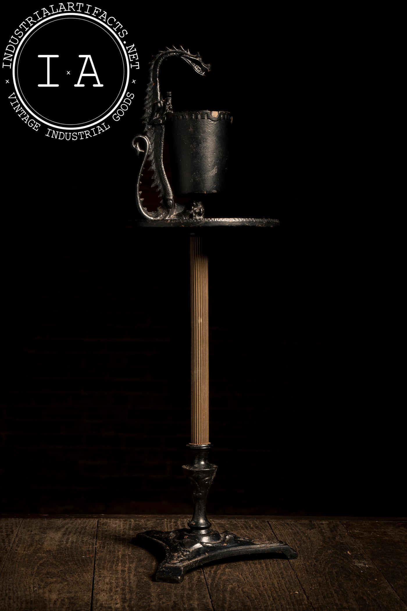 Antique Dragon Smoker Ashtray by Scroll Art