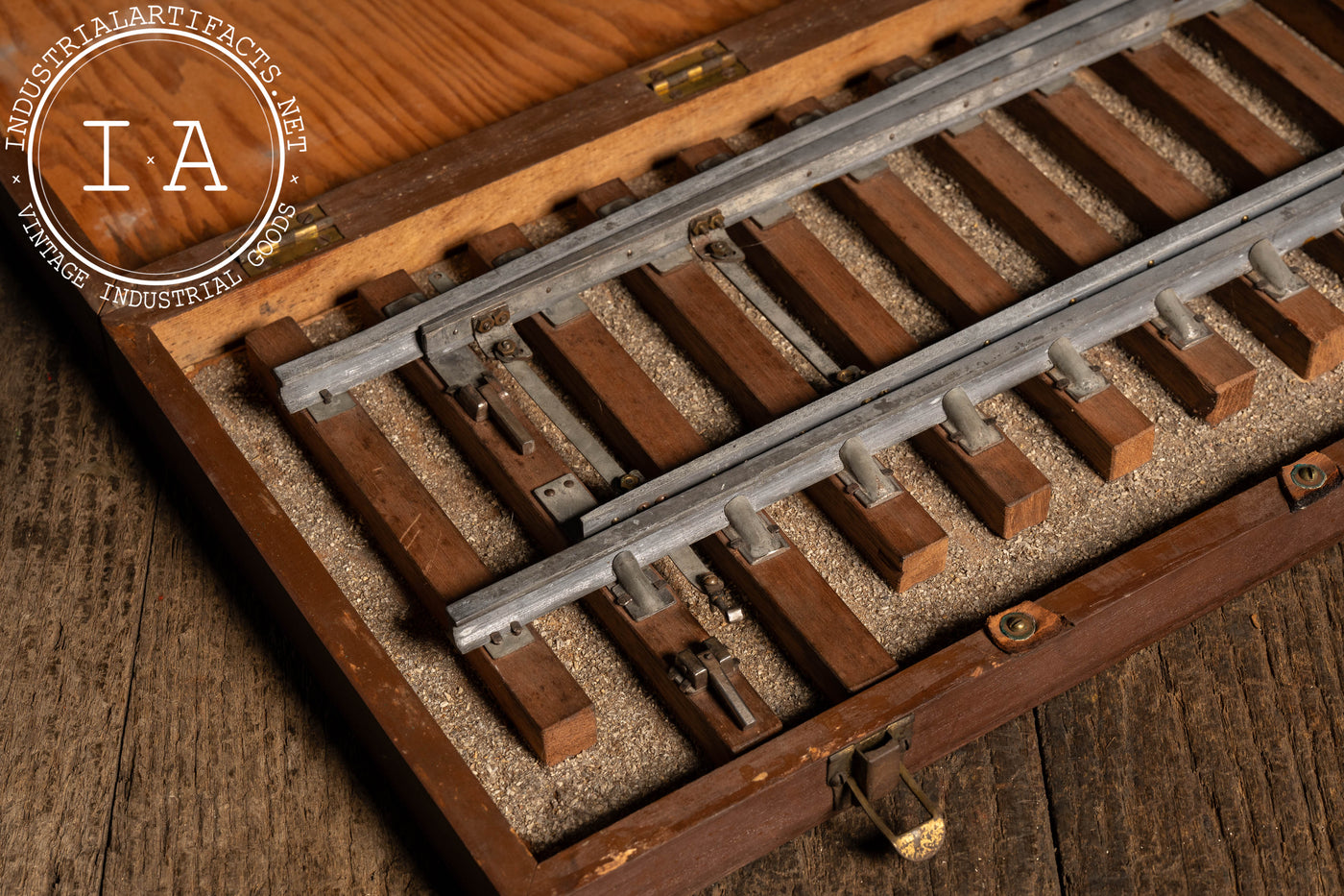 Antique Patent Model Railroad Safety Switch Lock with Documents by Hall