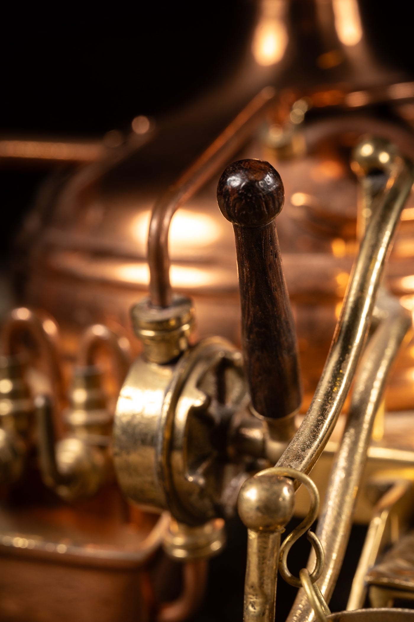 Vintage Miniature Copper and Brass Brewery Vat Model