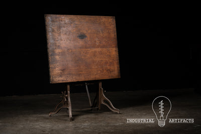 Industrial Antique Drafting Table