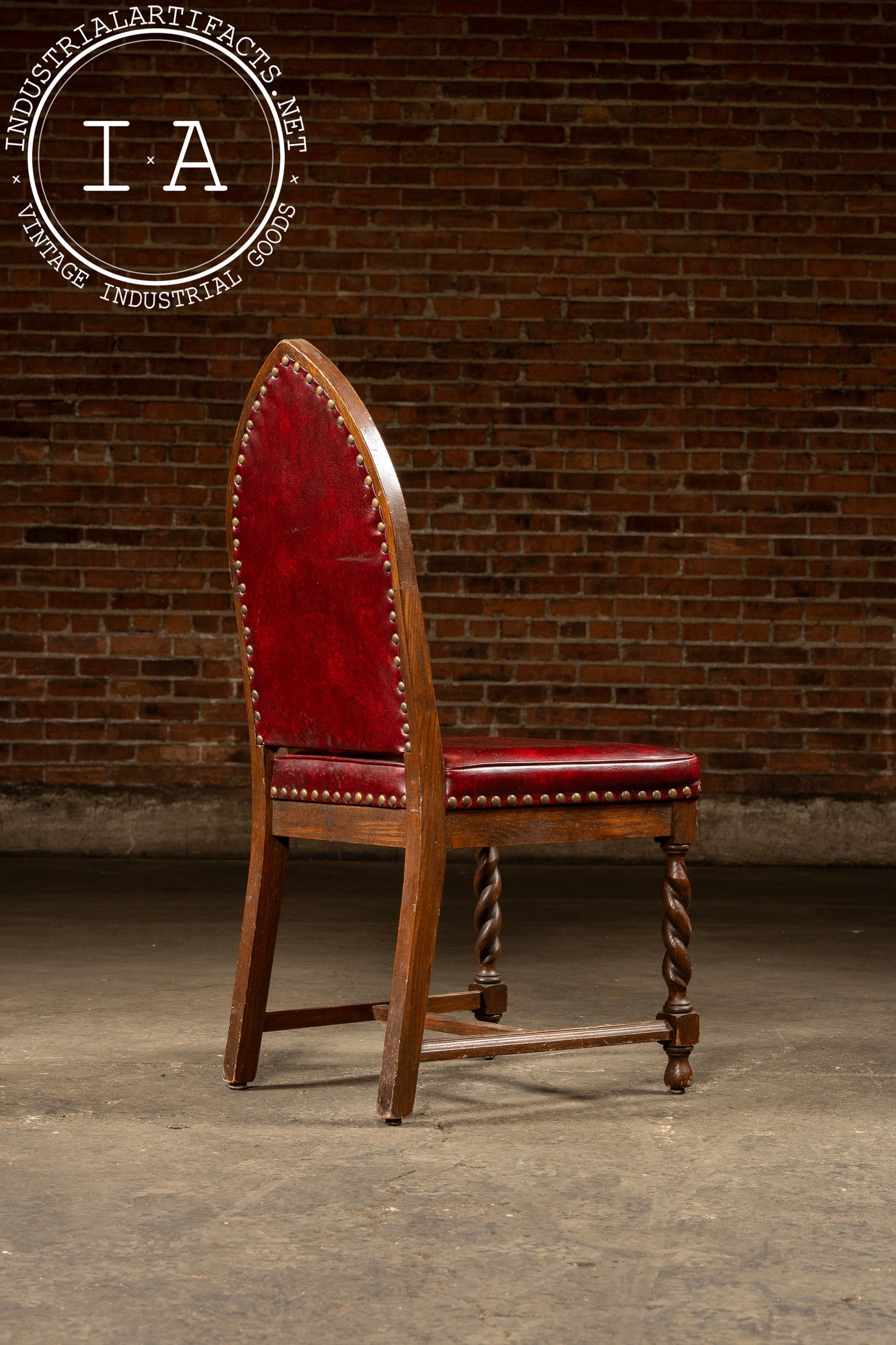 Set of Nine Gothic Revival Dining Chairs
