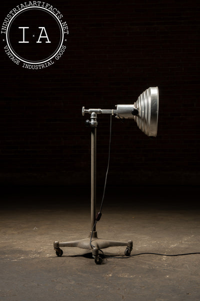 Antique Rolling Dental Lamp by Hanovia