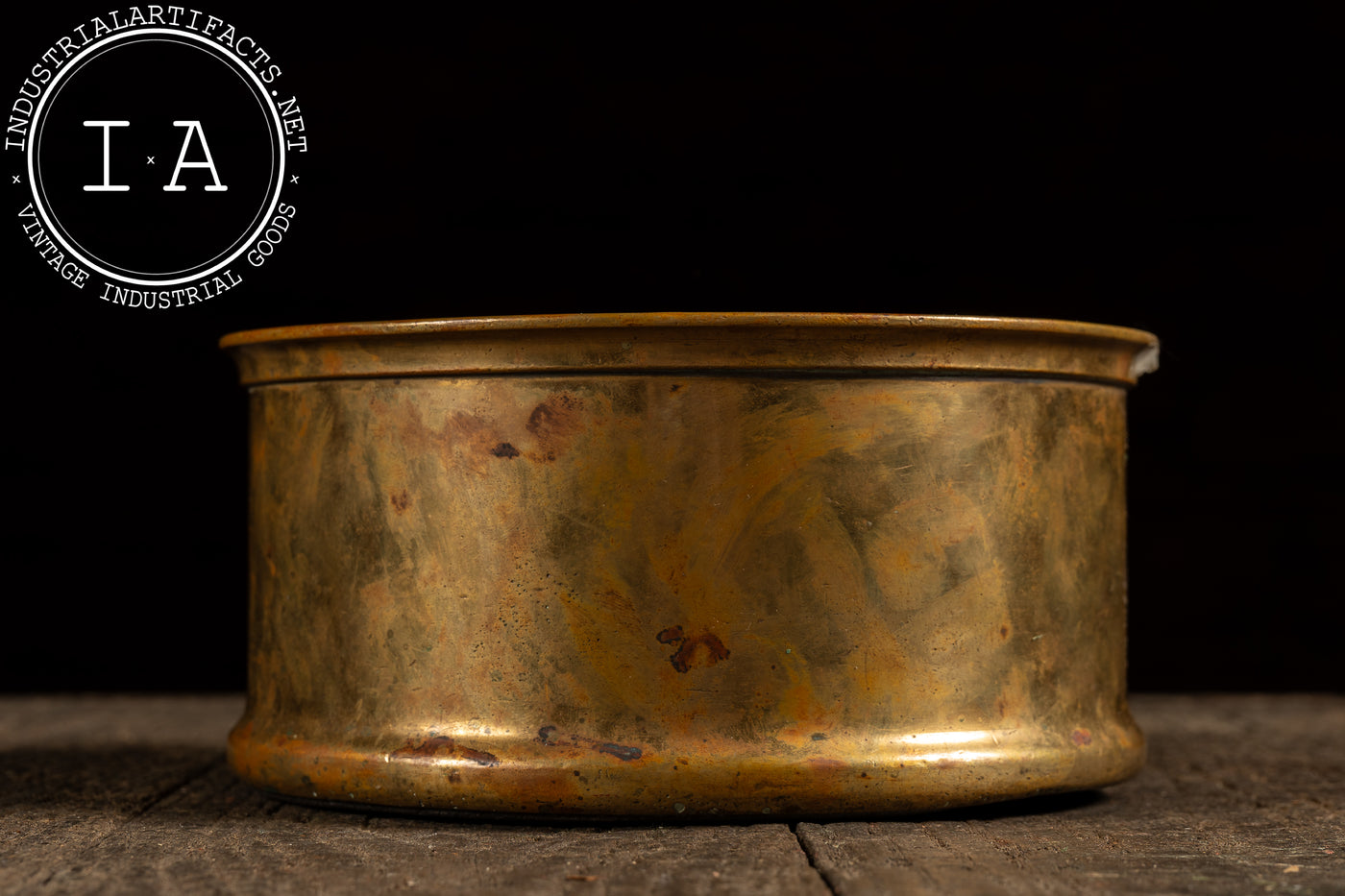 19th Century Brass Railroad Spittoon by Bernard & Frank