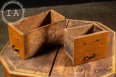 Early 20th Century Rotating Hardware Cabinet with Pull Drawers