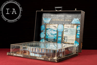 Vintage Bermuda King "84" Salesman’s Sample Pool Display in Case
