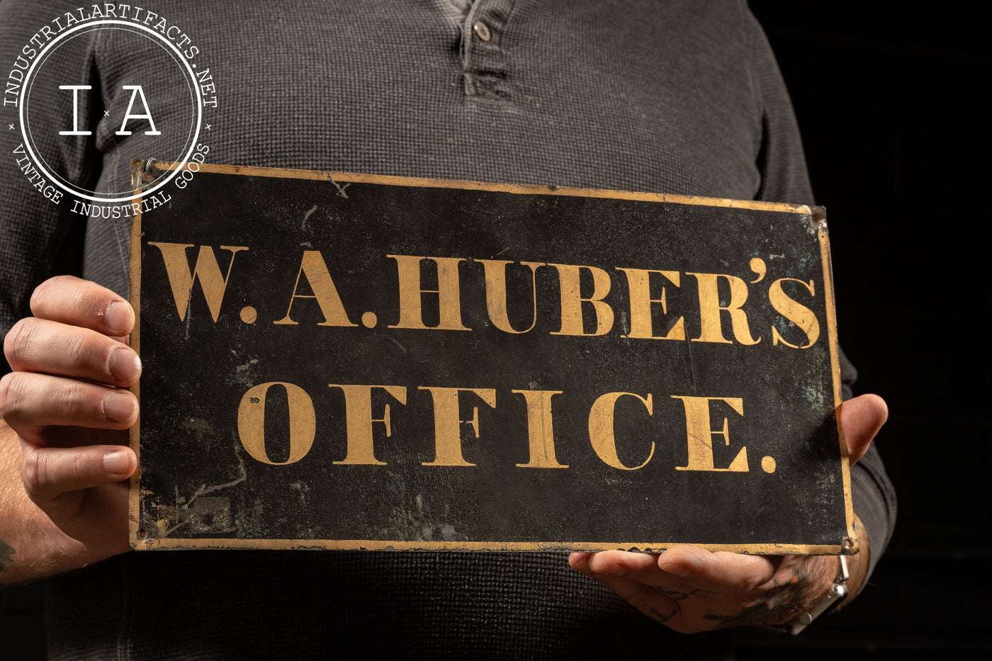 Antique Publisher's Office Sign