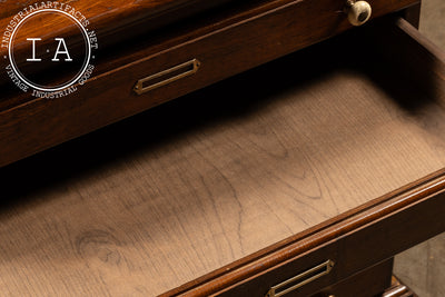 Vintage Wooden Side Table Cabinet