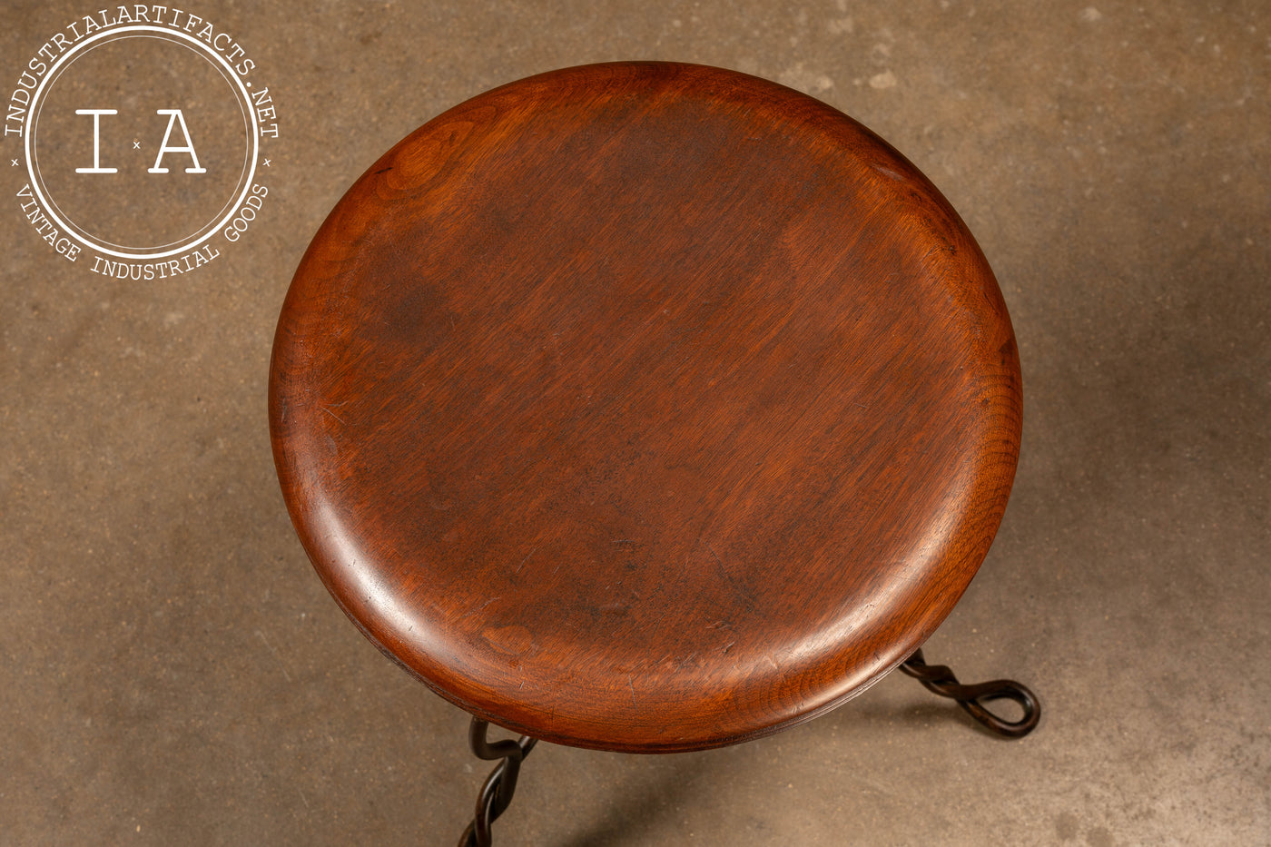 Late 19th Century Japanned Copper Piano Stool