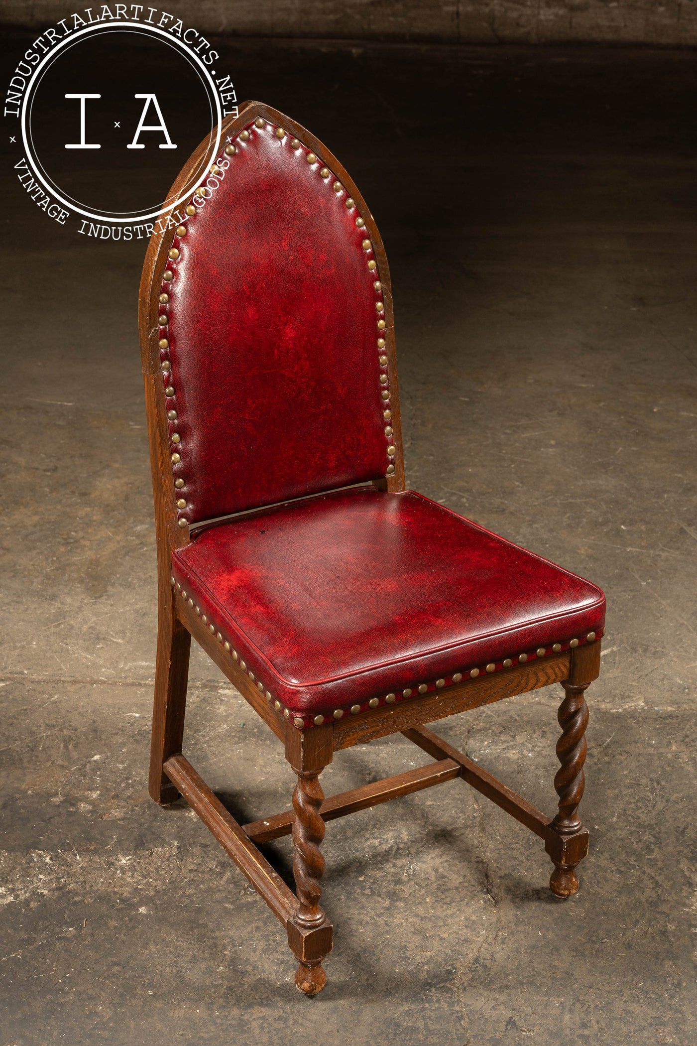 Set of Nine Gothic Revival Dining Chairs