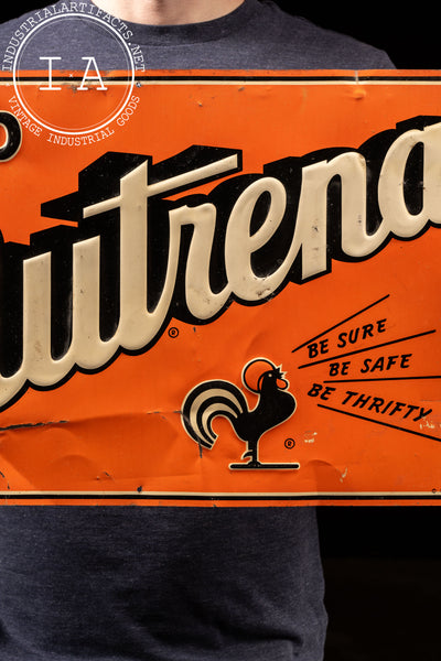 Vintage Feed Nutrena Embossed Tin Sign