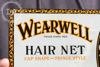 Wearwell Hair Net Tin Sign