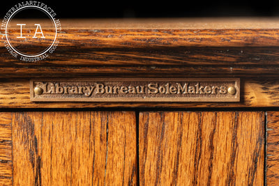 Early 20th Century Tiger Oak Library Cabinet