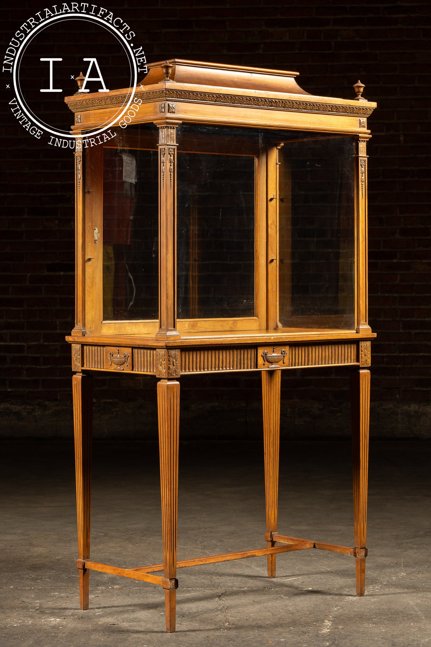 Louis XIV Style Glass Display Case