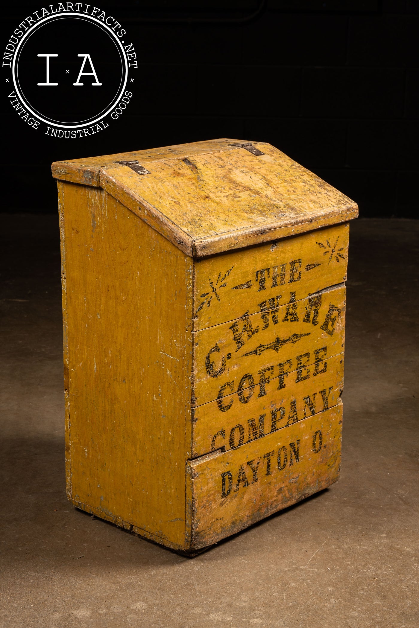 19th Century C. H. Ware Coffee Company Bin