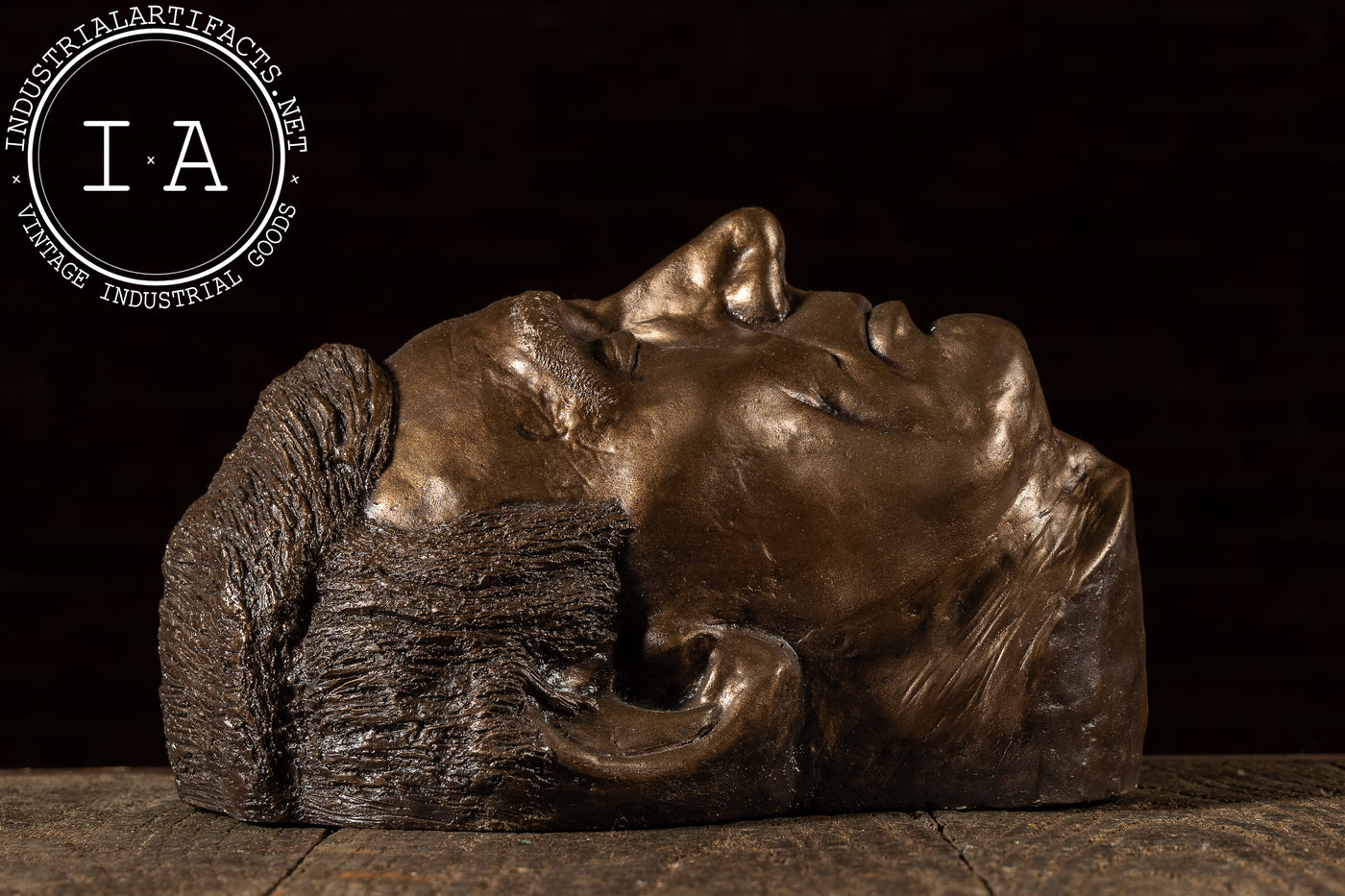 Vintage Plaster Abraham Lincoln Life Mask by Erick Erickson