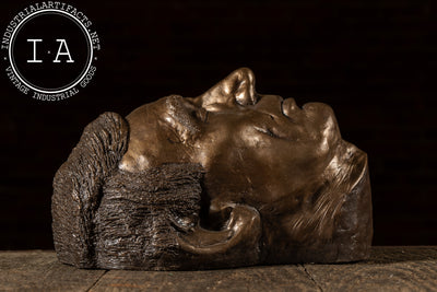 Vintage Plaster Abraham Lincoln Life Mask by Erick Erickson