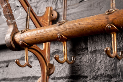 Late 1800s Sargent & Co. Coat and Hat Rack