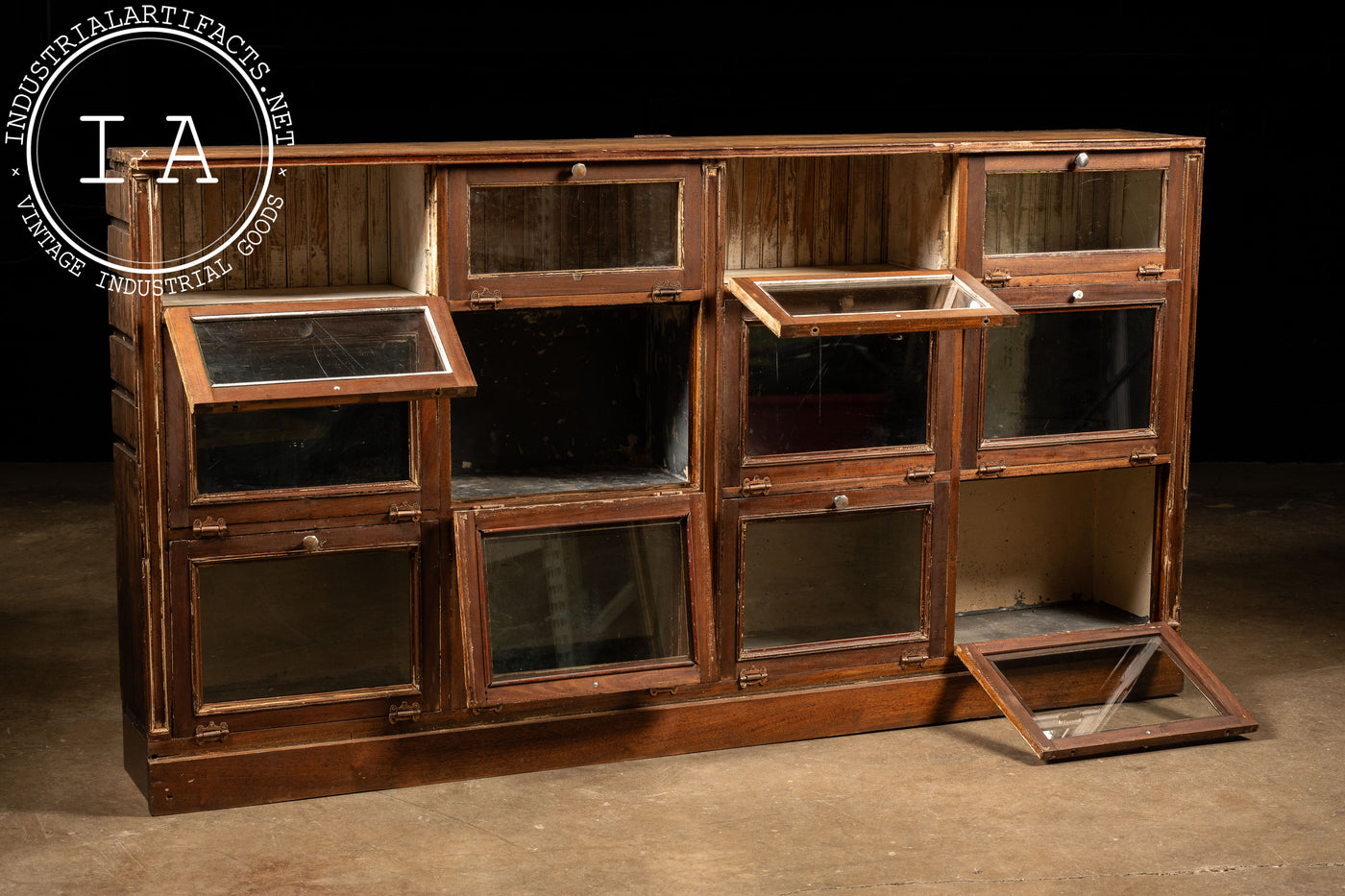 Early 20th Century Oak 12-Drawer Haberdashery Cabinet