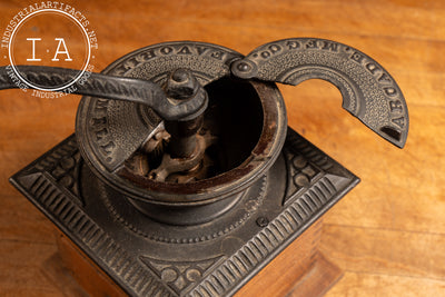 Early 20th Century Arcade Coffee Grinder