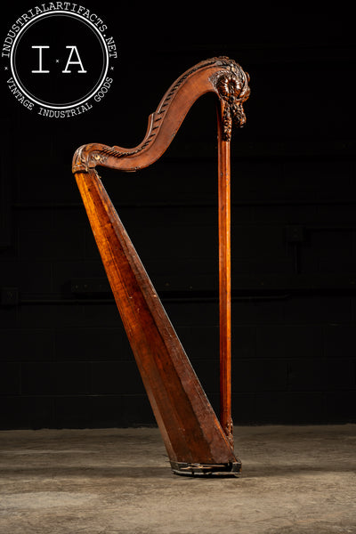 Late 18th Century Cousineau Single Action Pedal Harp