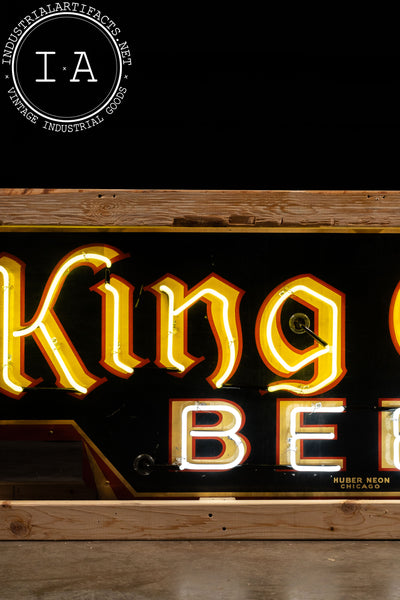 c. 1930s King Cole Beer Neon Sign