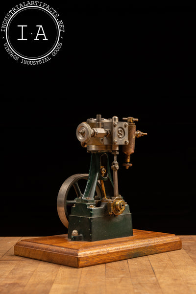 Early 20th Century Stuart Vertical Steam Engine