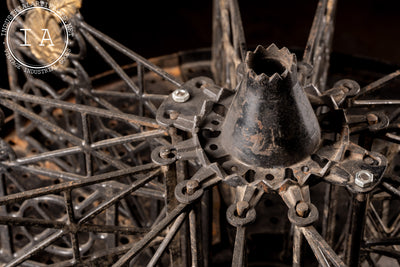 1890s Cast Iron Rotating Small Parts Cabinet by Henry Westphal