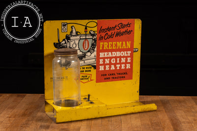 Vintage Freeman Engine Heater POS Display