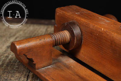 Antique Adjustable Wooden Tongue & Groove Plane