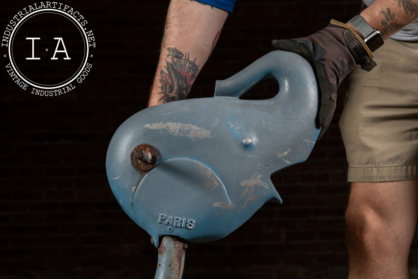 Vintage Blue Elephant Spring Rider by Paris Equipment
