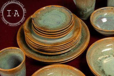 Vintage 36-Piece Pigeon River Pottery "Ownby" Dinner Service Set