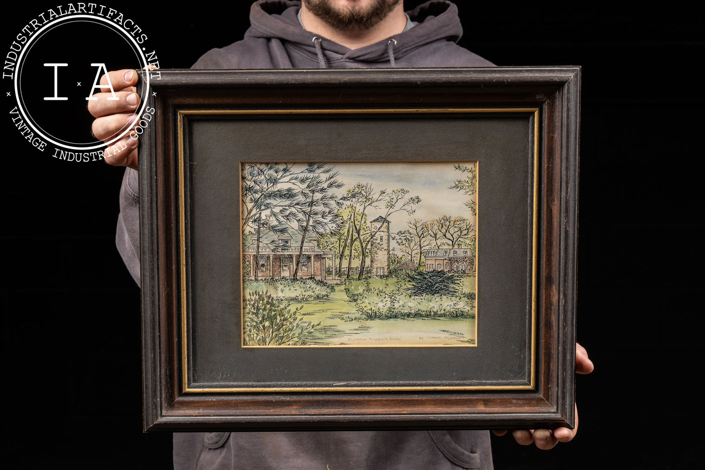 Framed Painting "Ellwood Museum Park" by Carol Schmidt