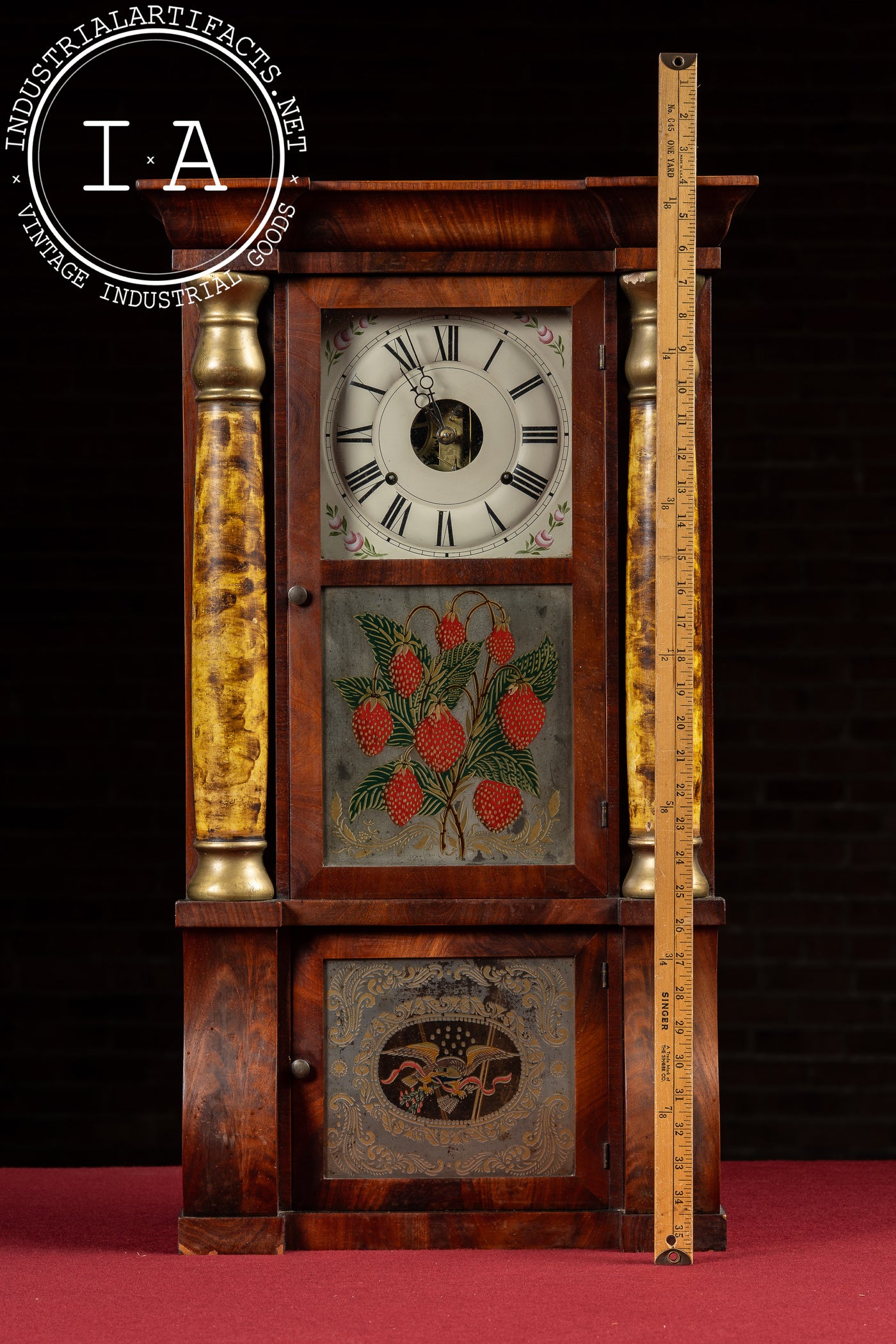 Mid-19th Century Seth Thomas Triple Decker Empire Clock