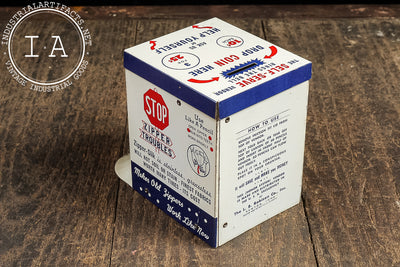 Zipper-Slik Lubricant Retail Point-of-Sale Counter Display