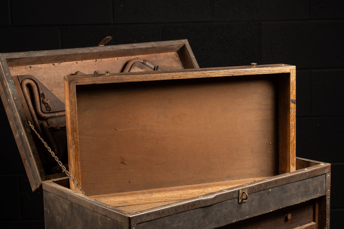 Early 20th Century Tool Chest With Tools