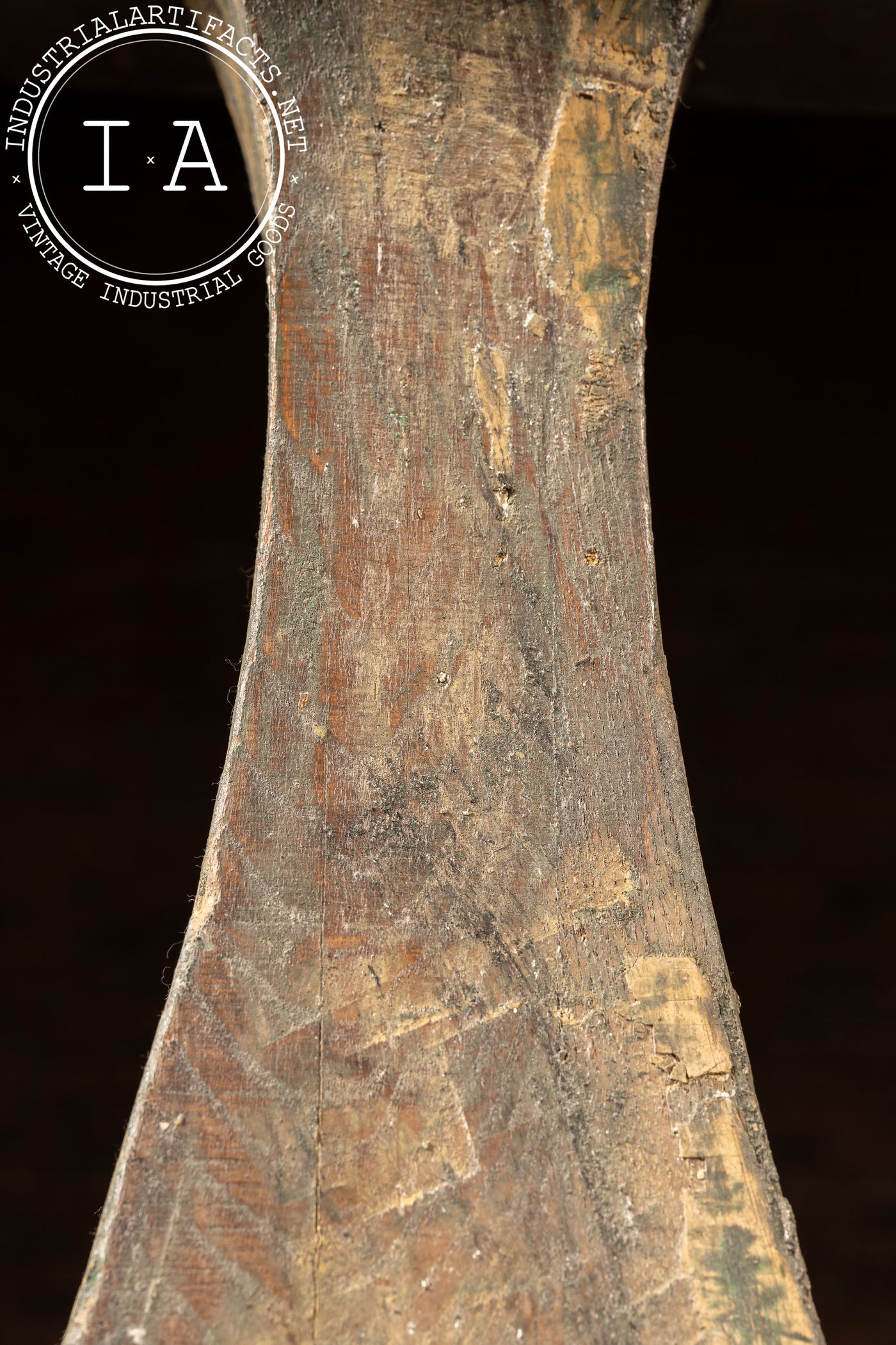 Early Rustic Wooden Sculptural Plant Stand