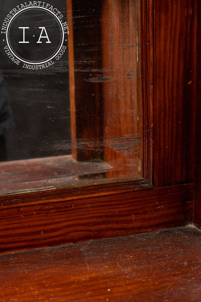 Antique Oak Farmhouse Hutch
