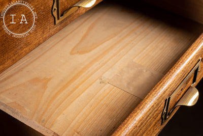 Early 20th Century Wooden Document Cabinet
