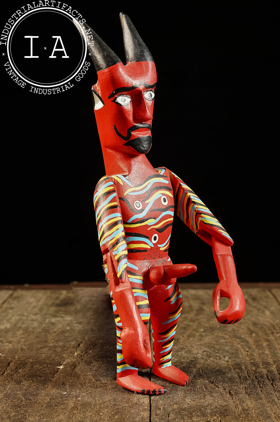 Diablo Fálico | Contemporary Articulated Oaxacan Alebrije