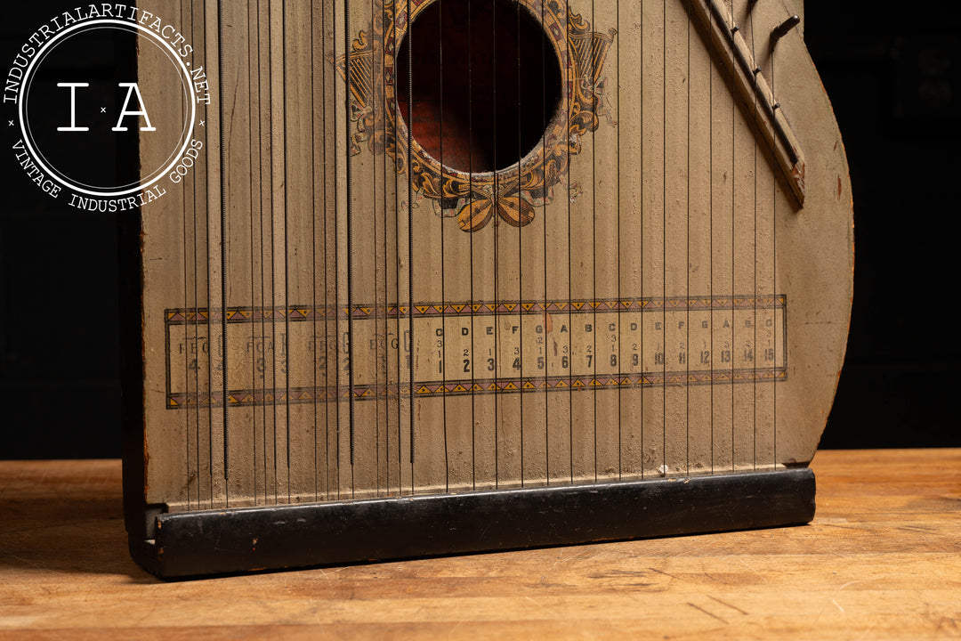 Late 19th Century Menzenhauer's Guitar Zither - Special St. Louis